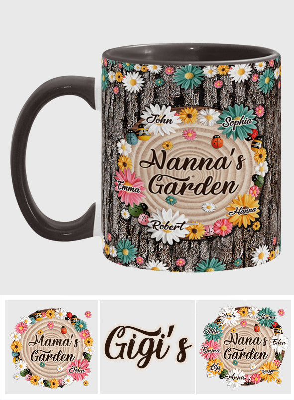 Nana's Garden - Personalisierte Tasse mit Oma-Motiv