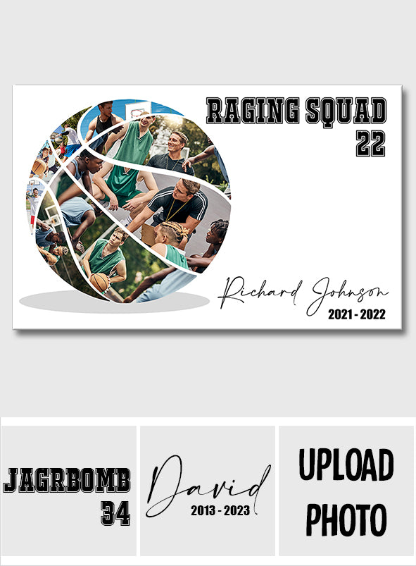 Love Basketball - Personalized Basketball Canvas And Poster