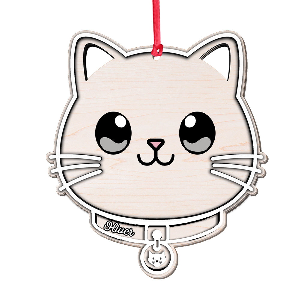 Meowy Christmas - Personalized Cat Ornament