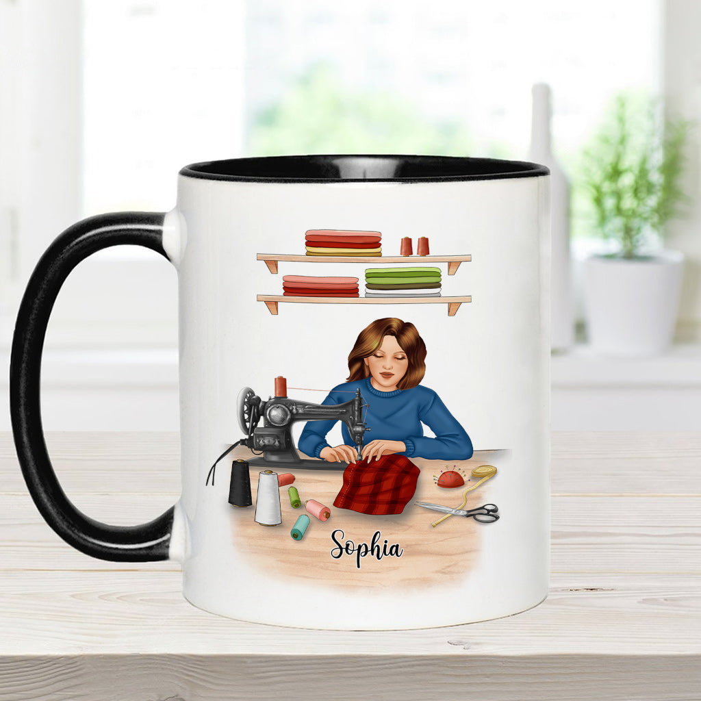 My Sewing Space - Personalized Sewing Accent Mug