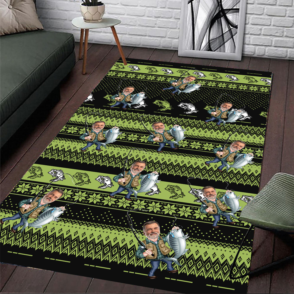 Love Fishing - Personalized Fishing Rug