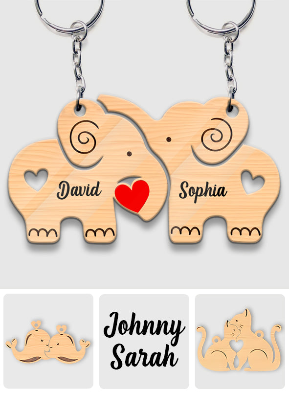 You And Me We Got This - Personalized Couple Keychain