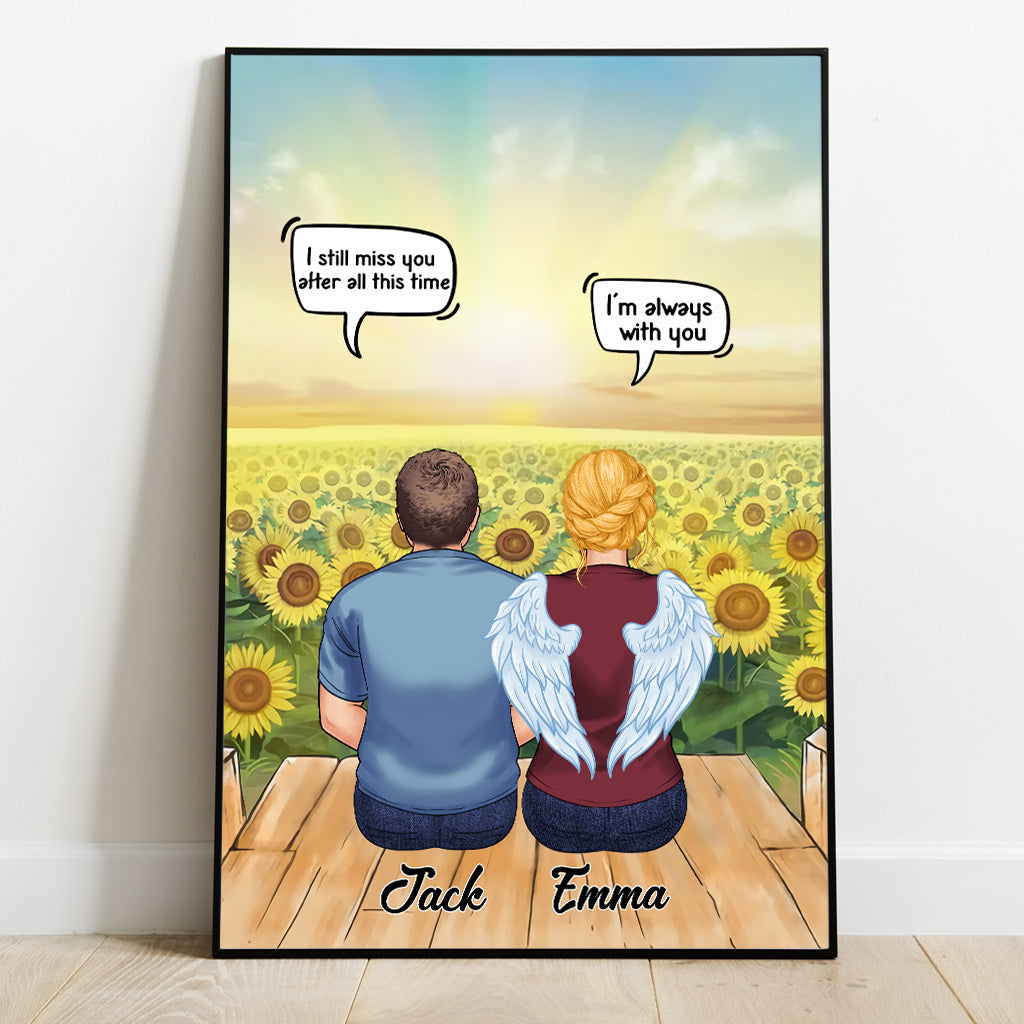 I Still Talk About You - Personalized Memorial Canvas And Poster