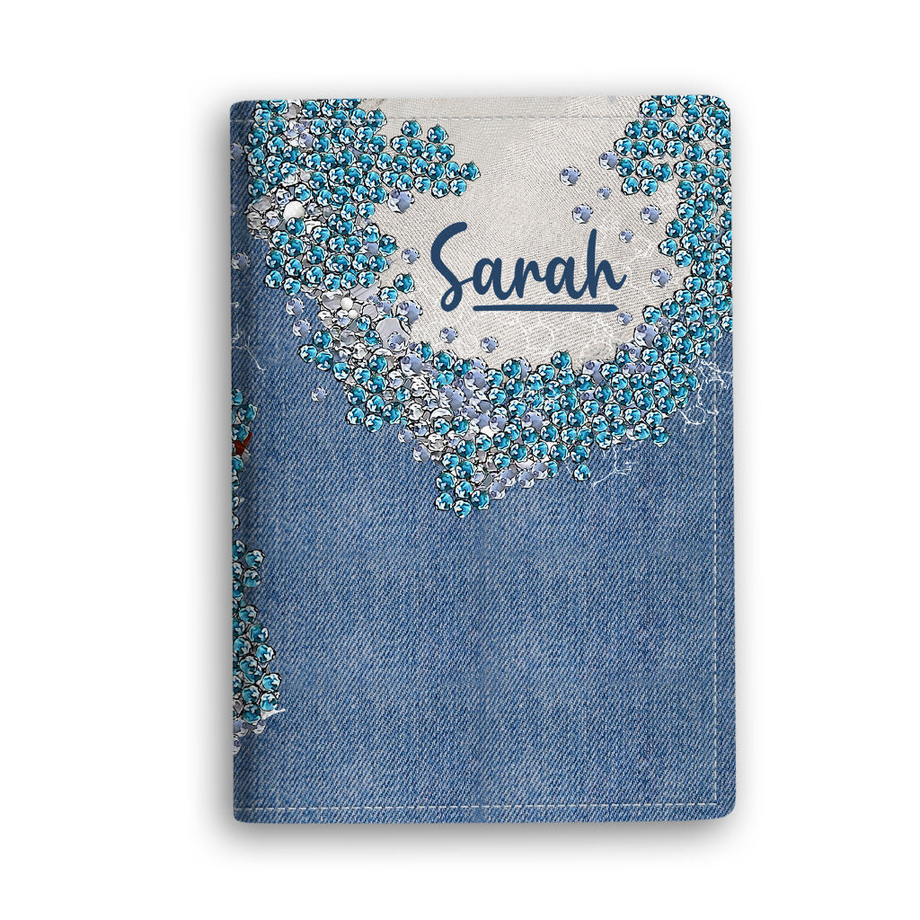 Turtle Bling - Personalized Turtle Passport Holder