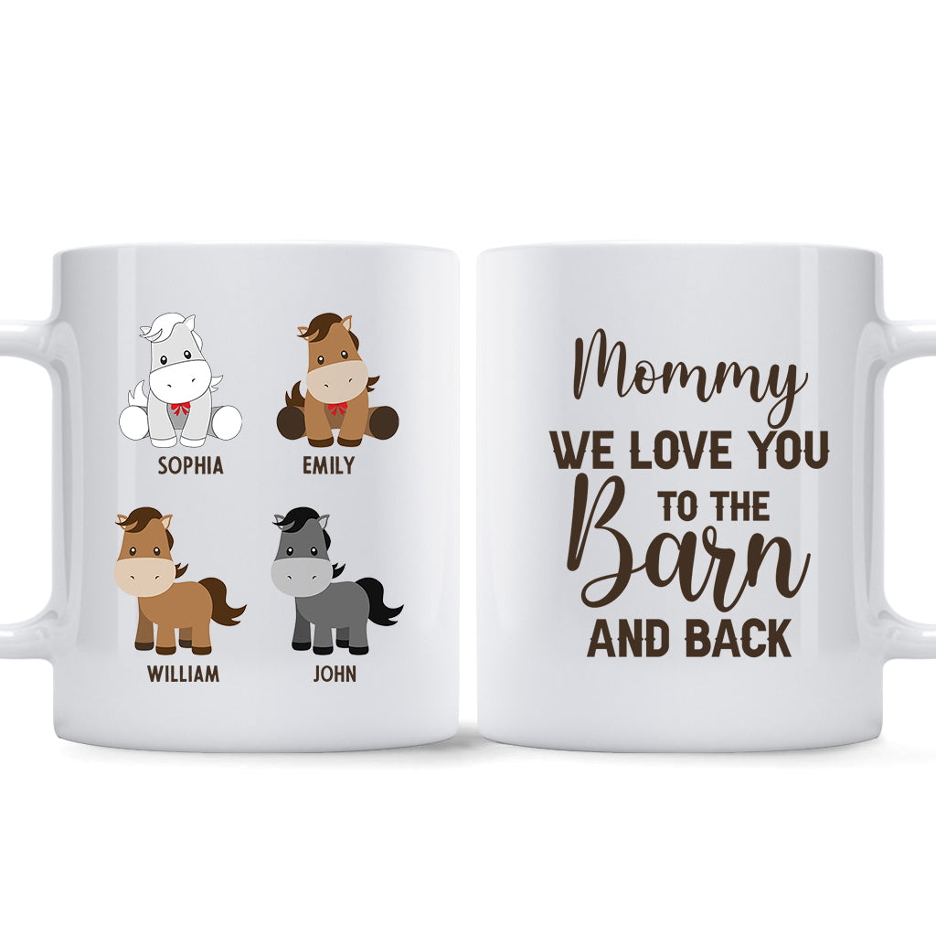Daddy's Little Ponies - Horse gift for dad,grandpa, husband, him - Personalized Mug