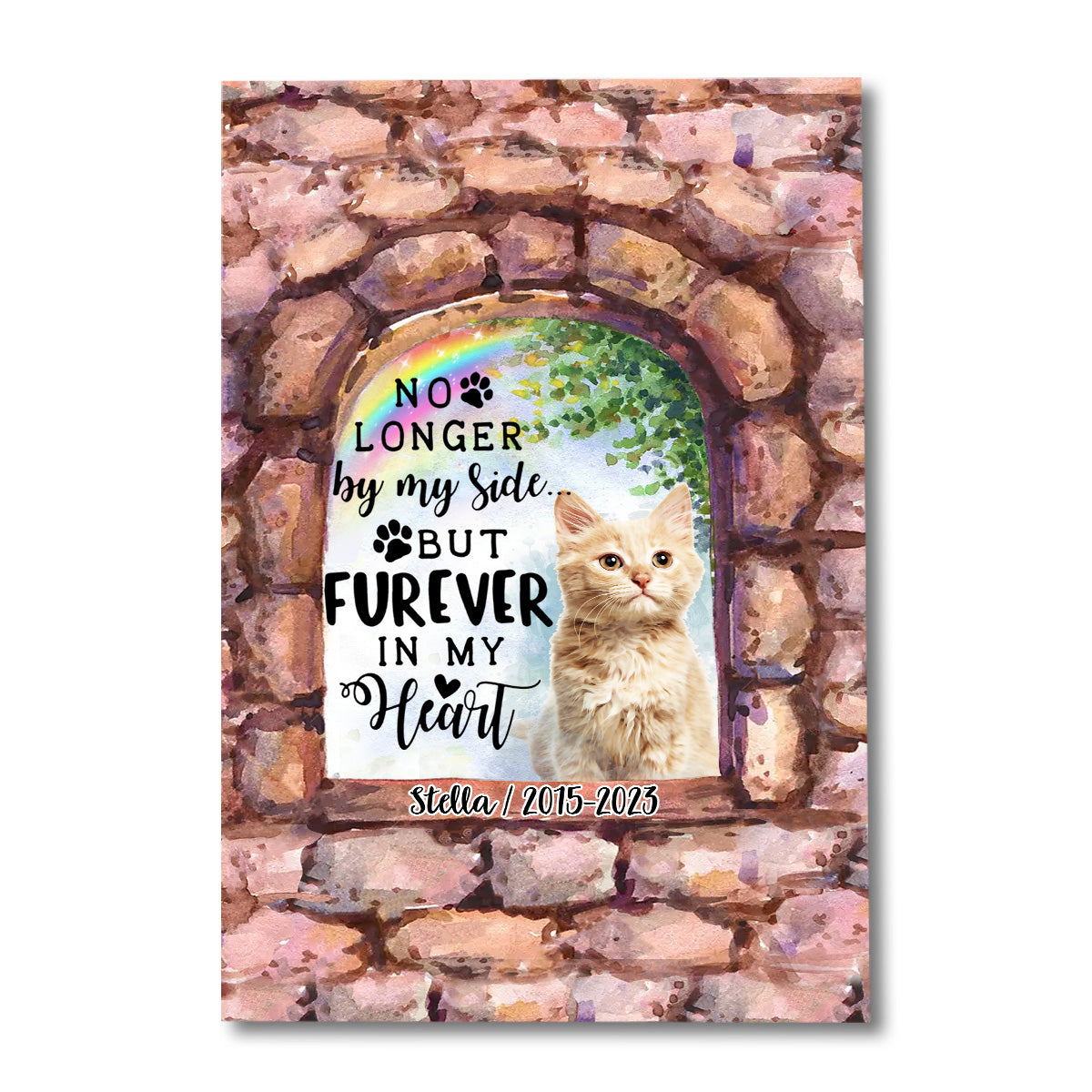 Plus à mes côtés - Toile et affiche personnalisées pour chien