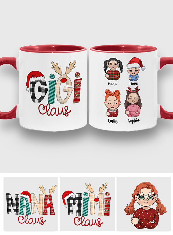 Mug personnalisé Gigi Claus - Grand-mère