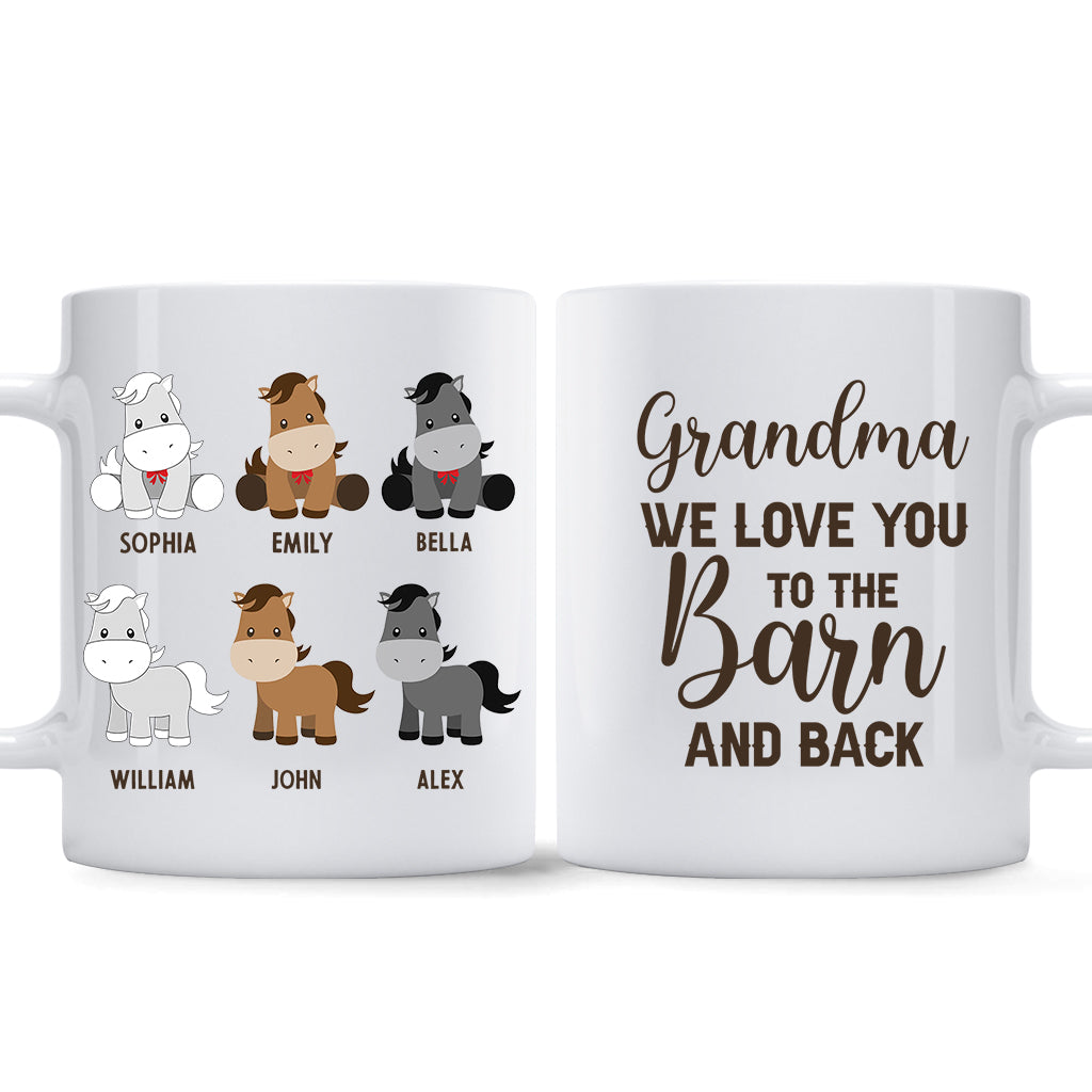 Daddy's Little Ponies - Horse gift for dad,grandpa, husband, him - Personalized Mug
