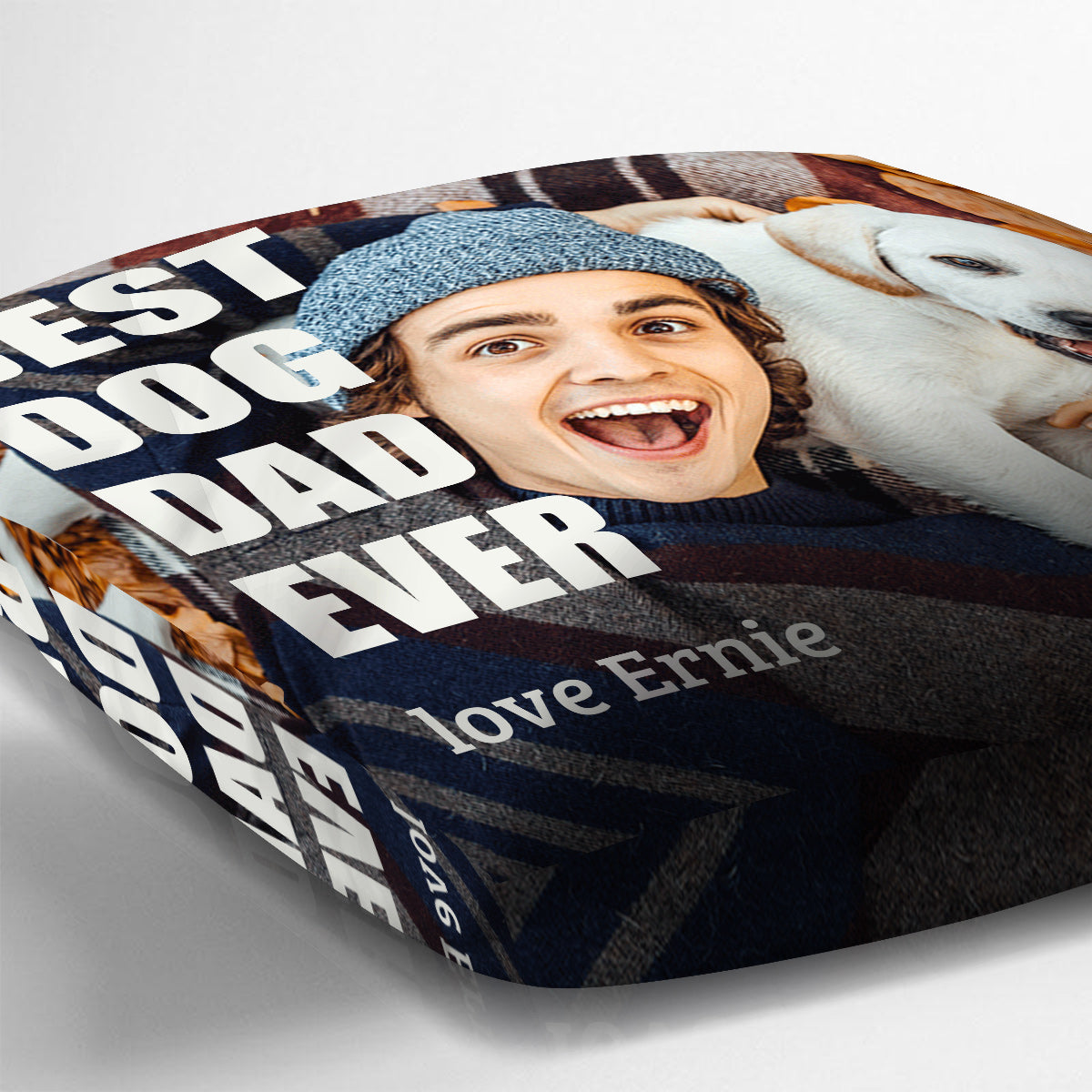 Best Dog Mom/ Mother/ Grandma... Ever - Personalized Throw Pillow