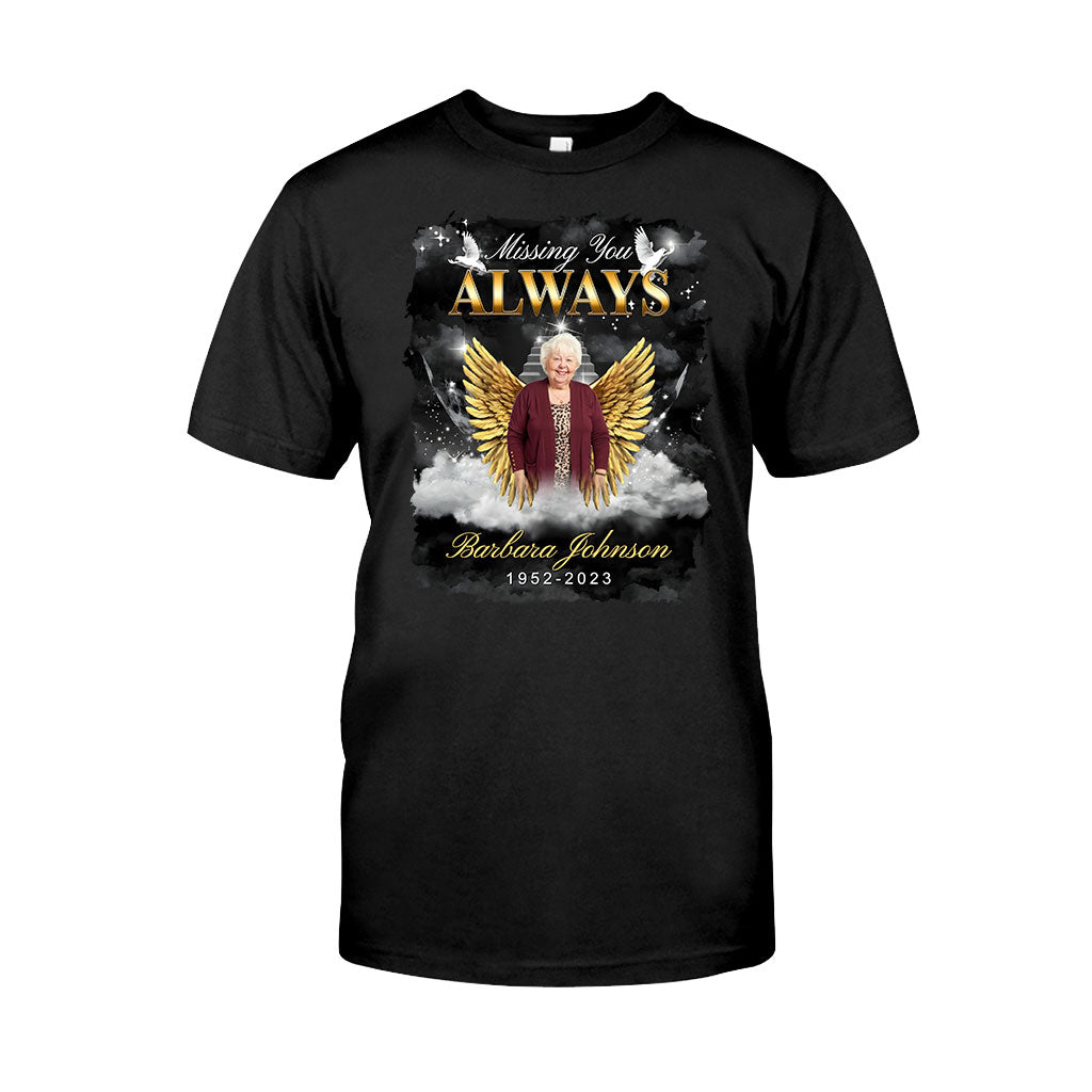 Always In My Heart - Personalized Memorial T-shirt And Hoodie