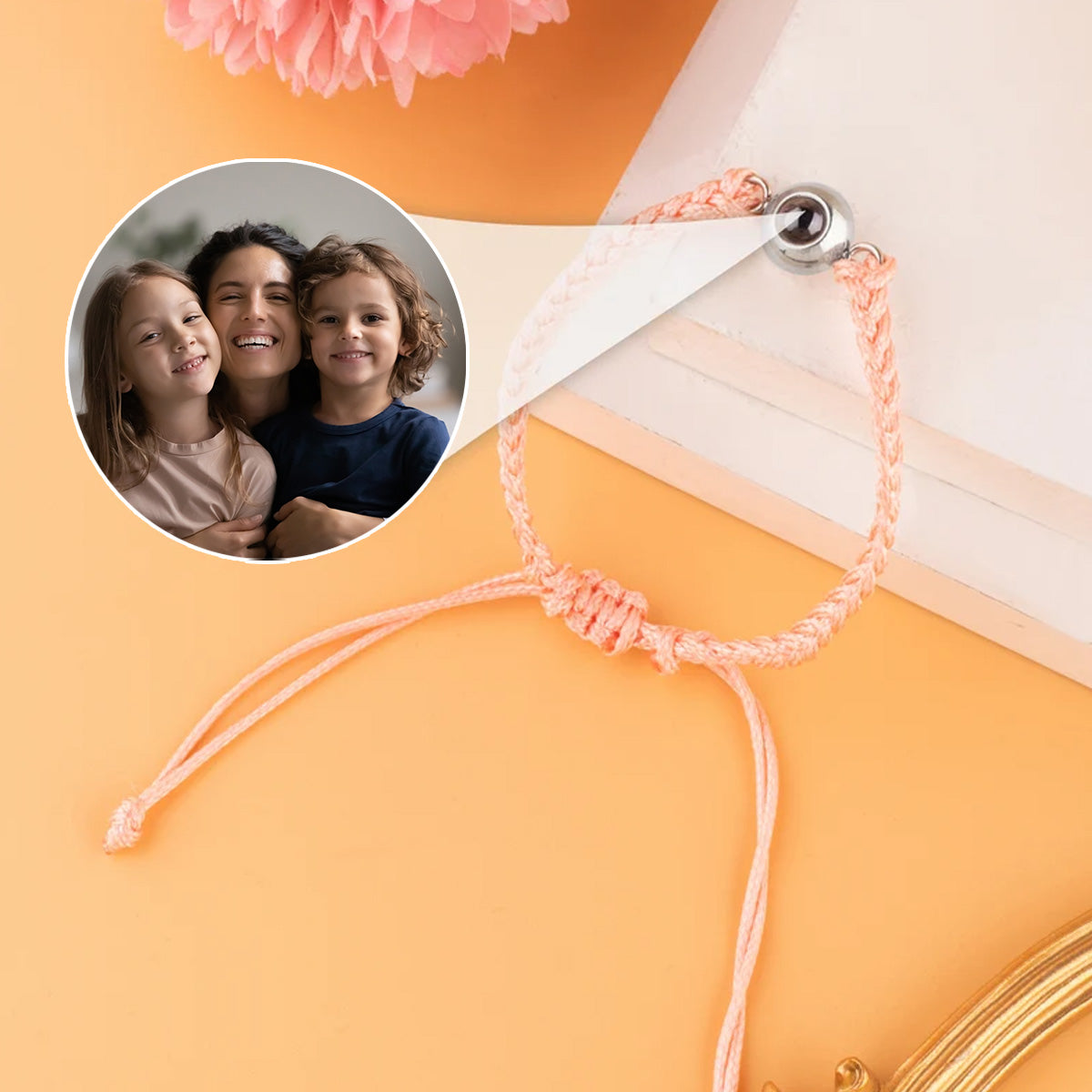 Best Mom Ever - Personalized Mother Projection Bracelet