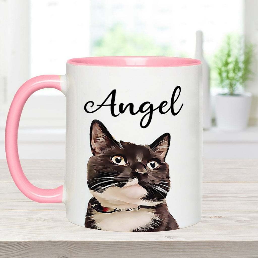 Cat Lover - Personalized Cat Accent Mug