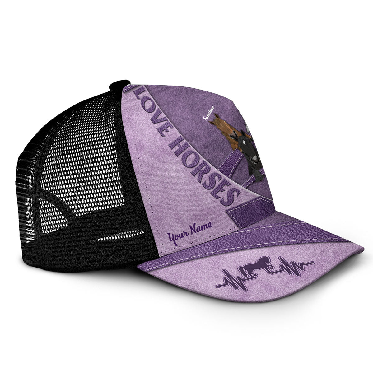 Love Horses - Personalized Horse Trucker Hat