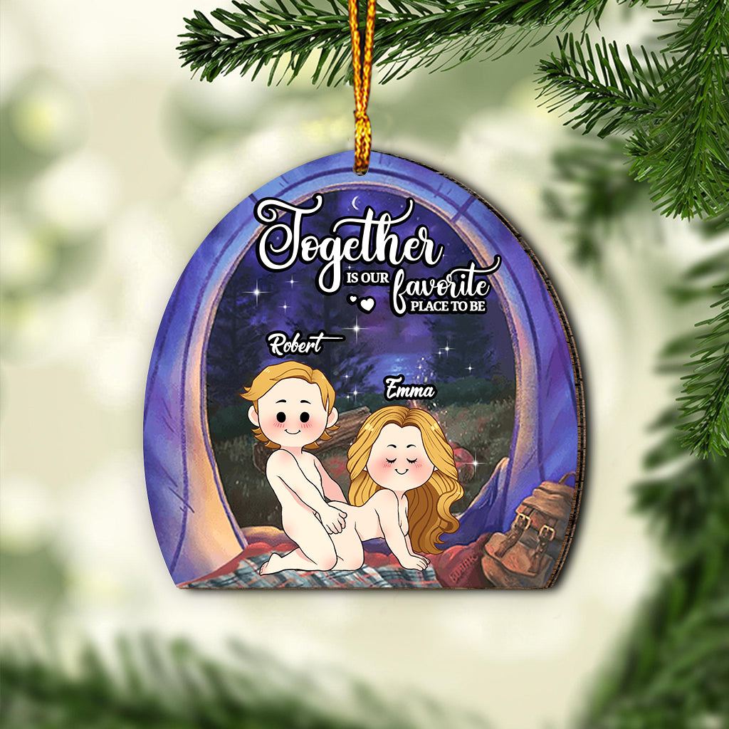 Together Is Our Favorite Place To Be - Personalized Camping Ornament
