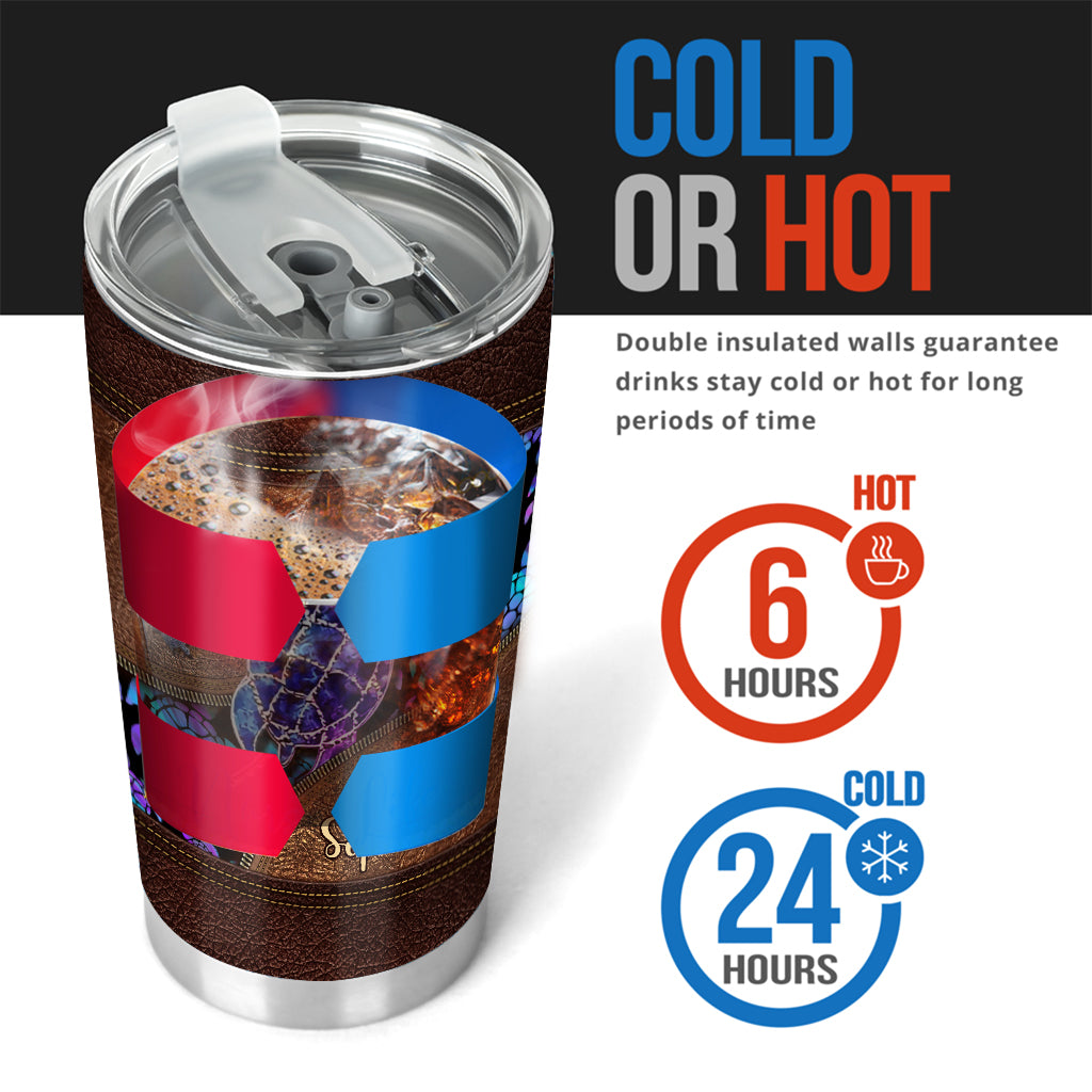 Salty Lil' Beach - Personalized Turtle Tumbler