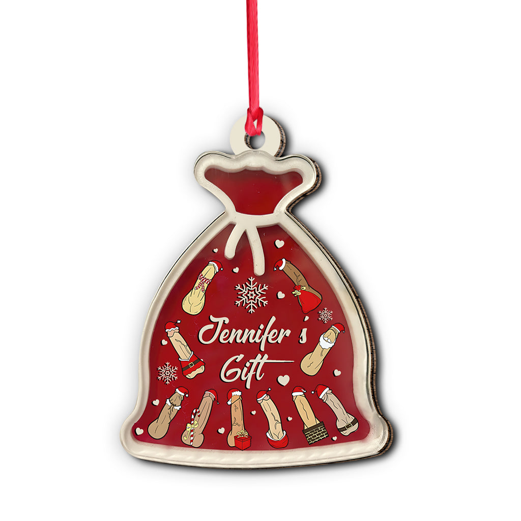Santa Sack - Personalized Couple Ornament