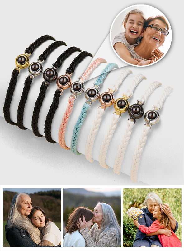 Bracelet à projection personnalisé pour petite-fille - Chérie