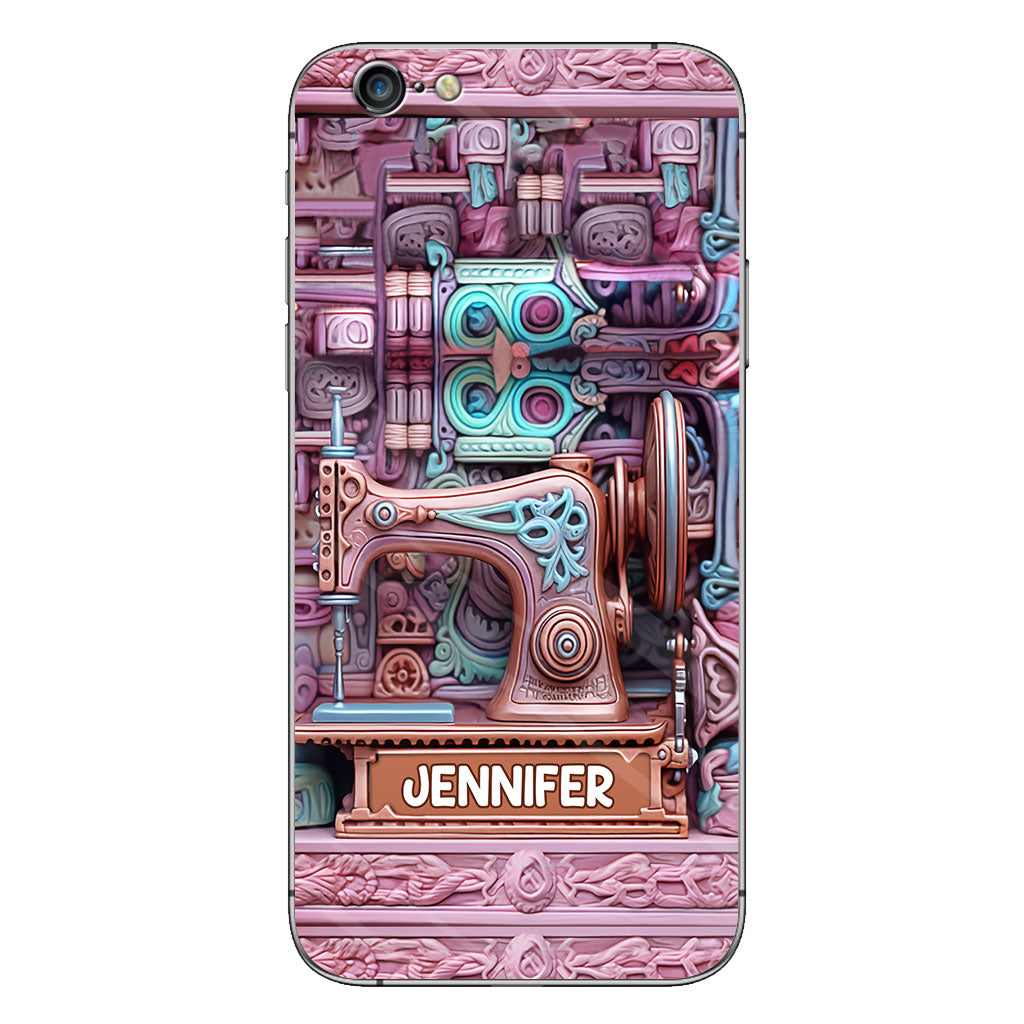 Love Sewing - Personalized Sewing Phone Case