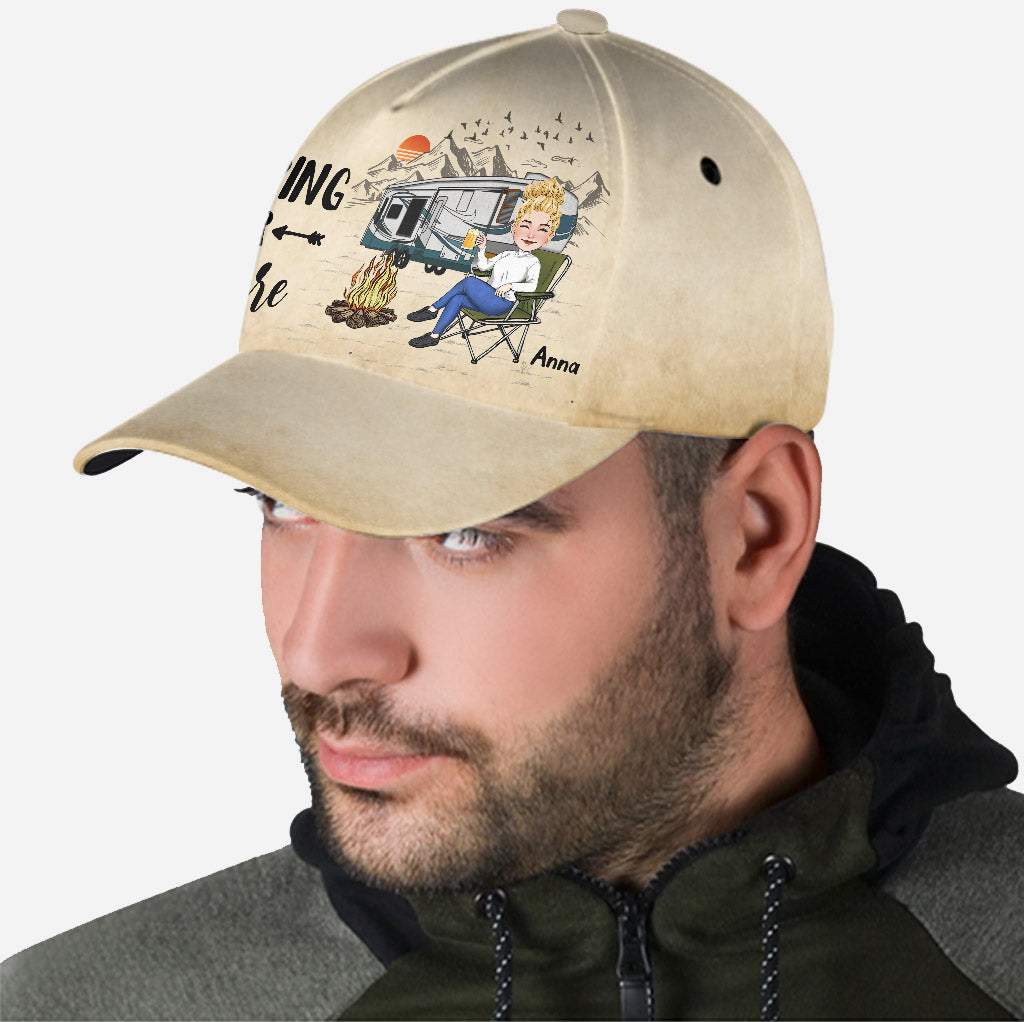 Camping Hair Don't Care - Personalized Camping Classic Cap
