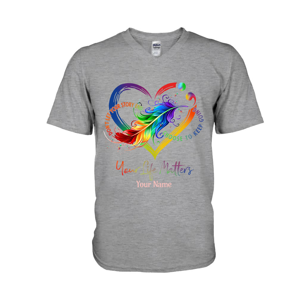 Dein Leben zählt – Personalisiertes T-Shirt und Hoodie zur Suizidprävention