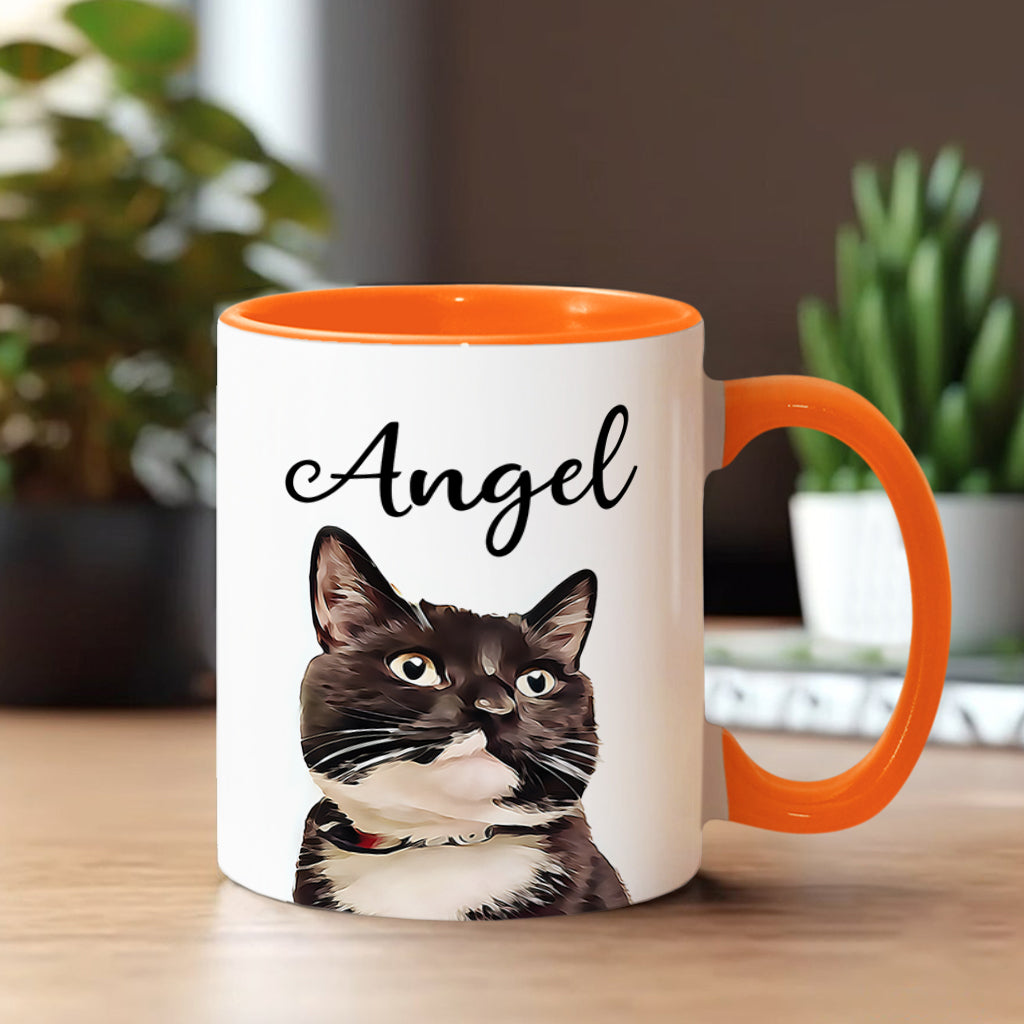 Cat Lover - Personalized Cat Accent Mug