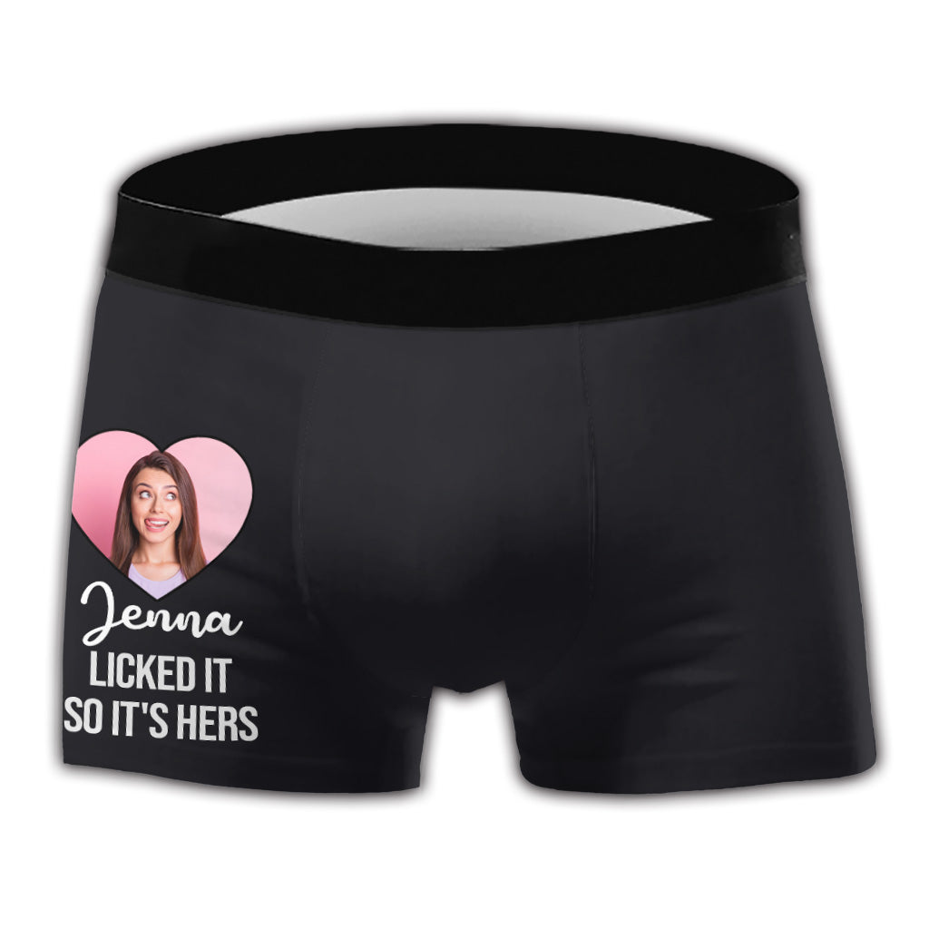 Lick It - Personalized Couple Men's Boxer Briefs