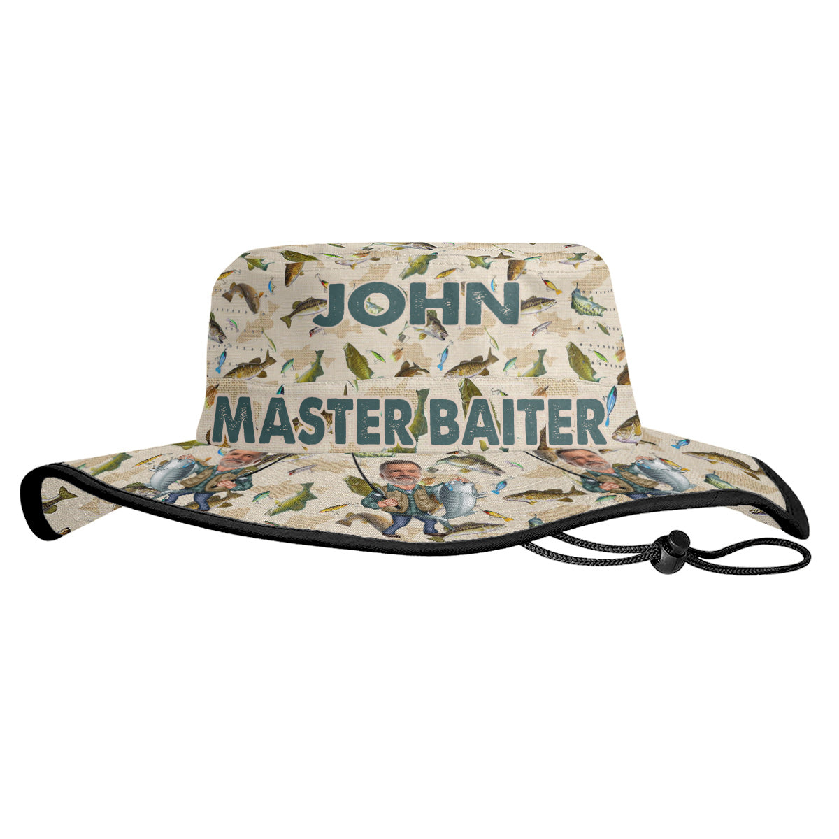 Master Baiter – Personalisierter Angel-Boonie-Hut