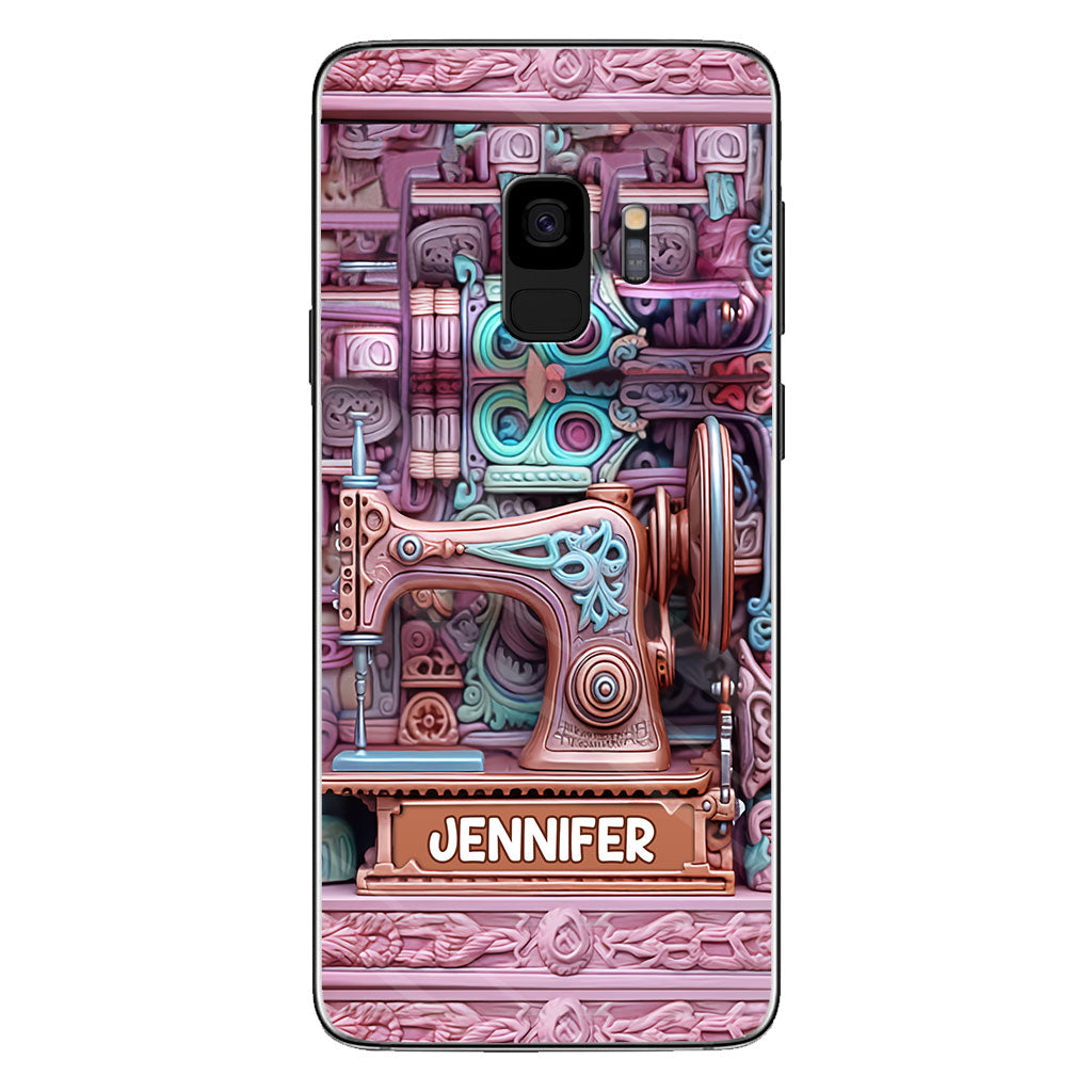 Love Sewing - Personalized Sewing Phone Case
