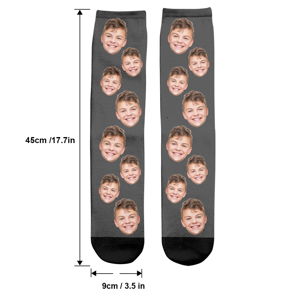 Custom Face - Personalized Son Socks