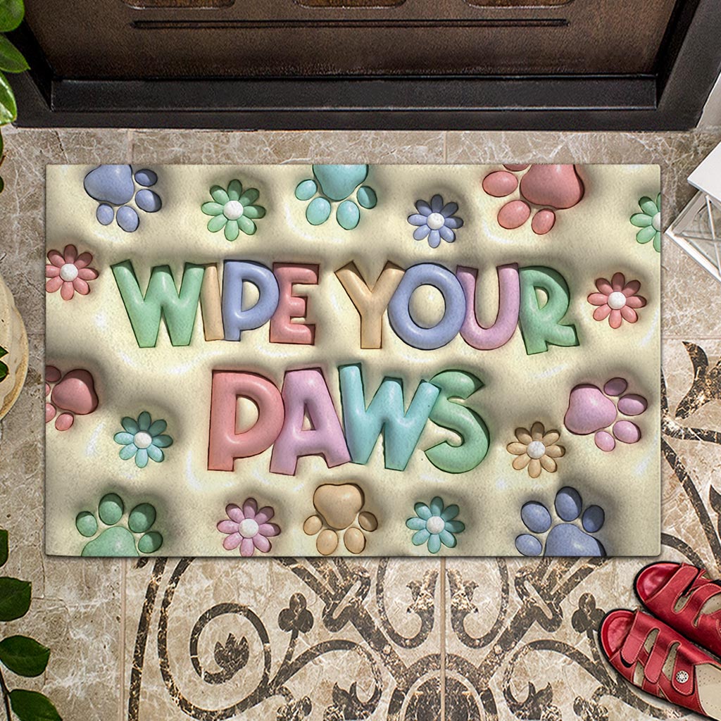 Wipe Your Paws Dog Doormat