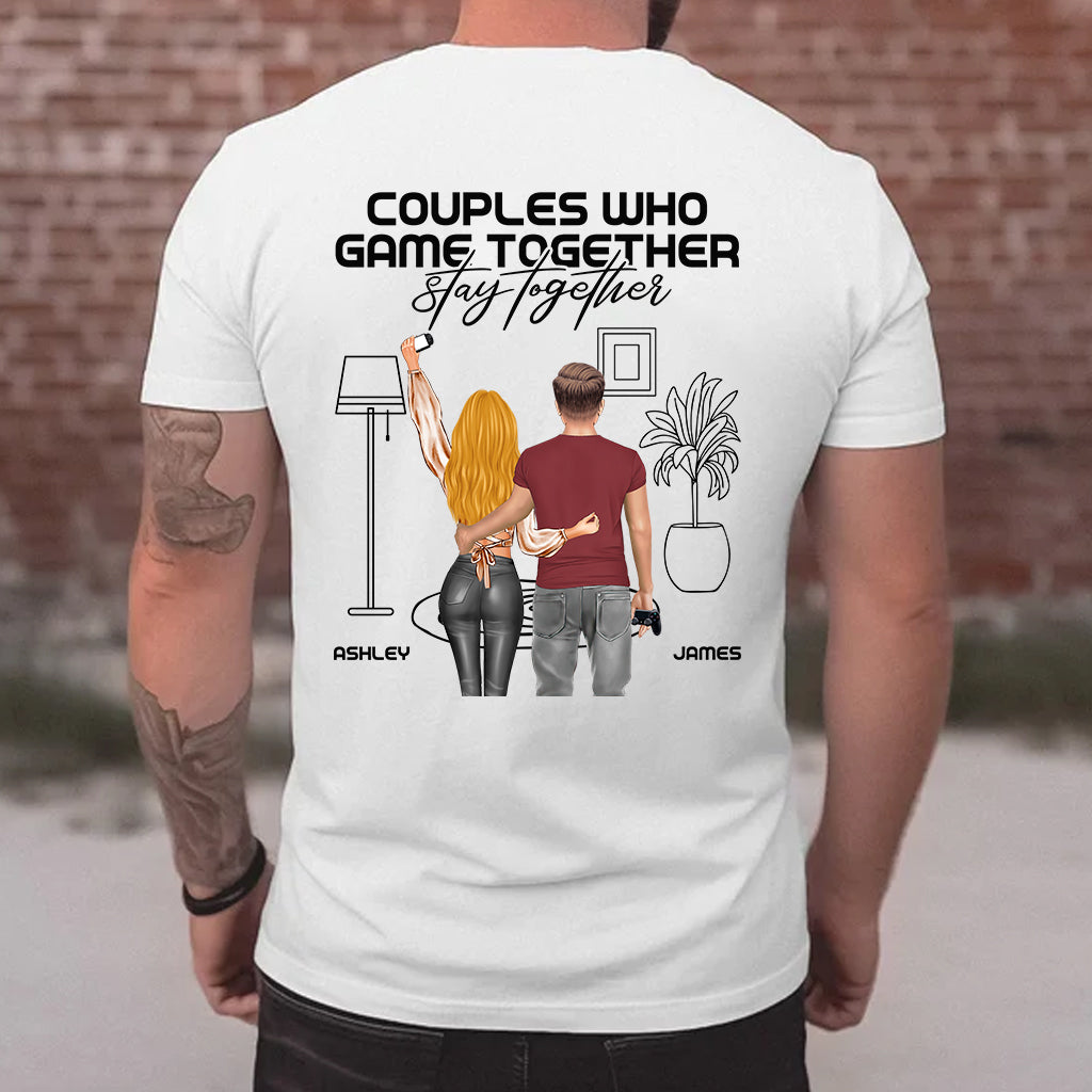 Couples Who Game Together Stay Together - Personalized Video Game T-shirt and Hoodie