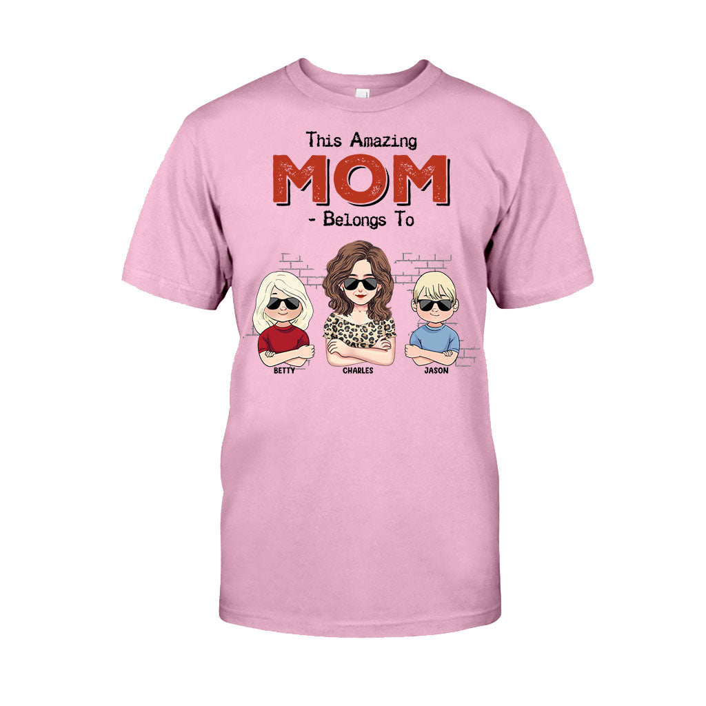 This Amazing Dad Belongs To - Gift for dad, dad, grandpa - Personalized T-shirt And Hoodie