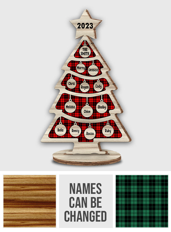 Home Sweet Home - Personalized Family Freestanding Wood Plaque