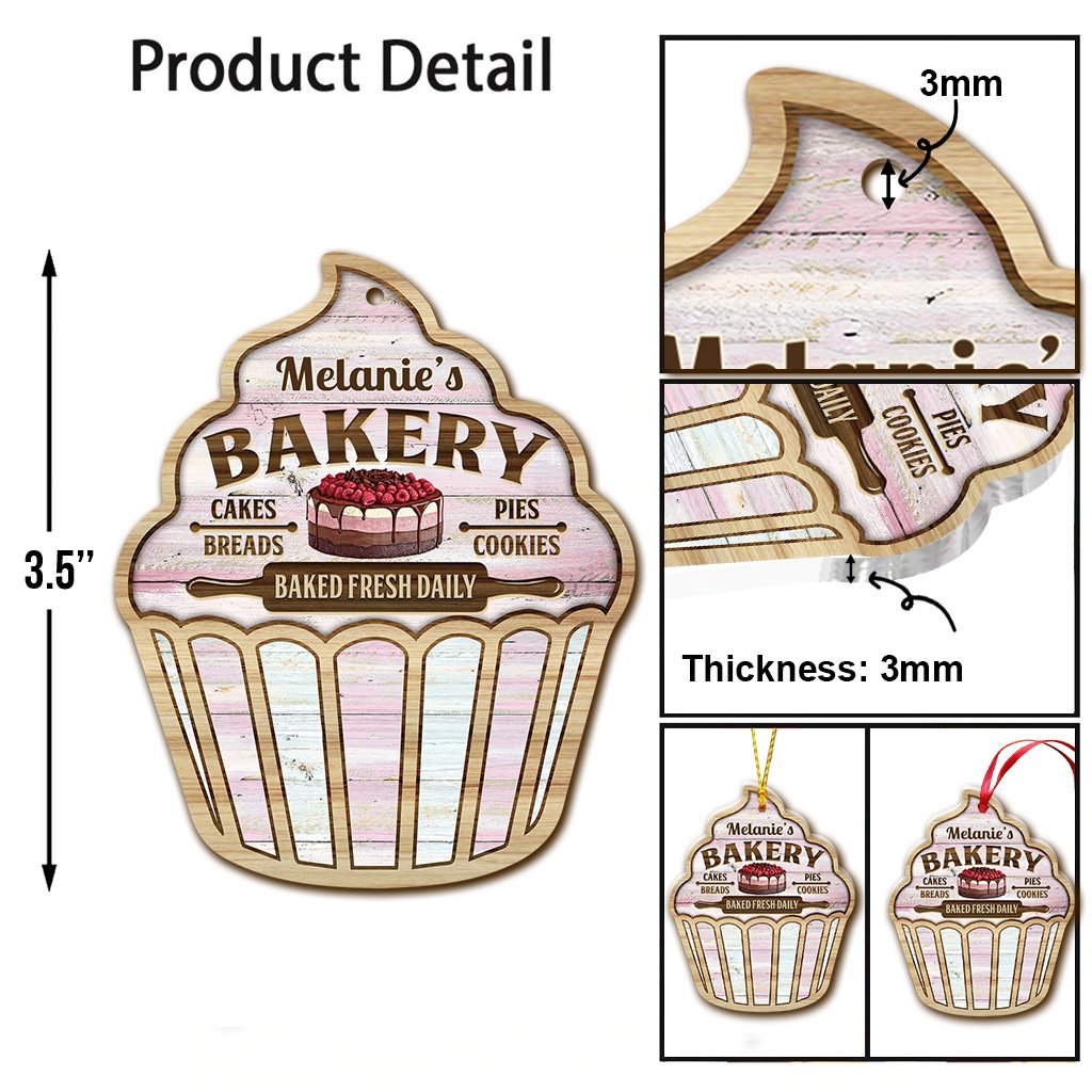 Just A Girl Who Loves Baking - Personalized Baking Ornament