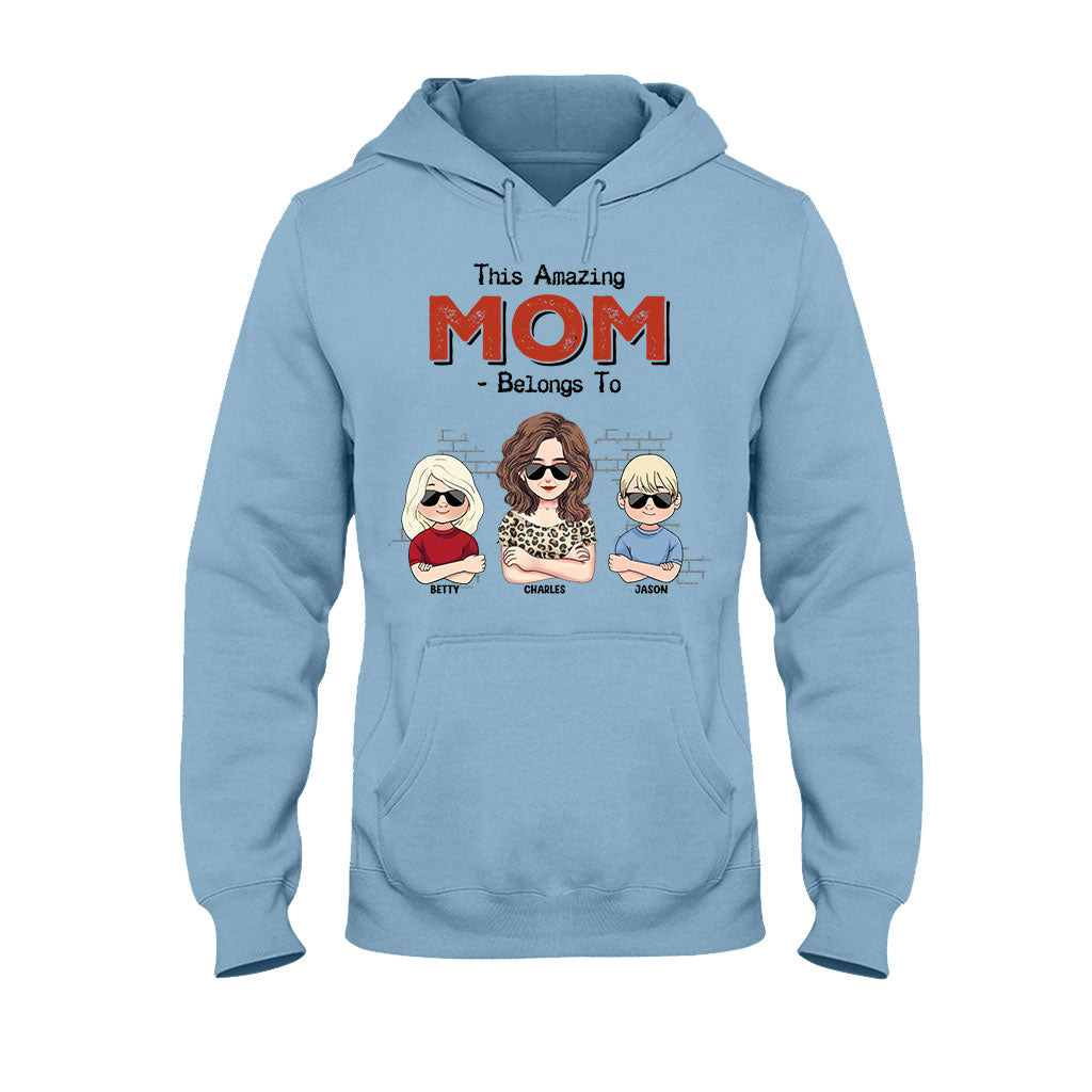 This Amazing Dad Belongs To - Gift for dad, dad, grandpa - Personalized T-shirt And Hoodie