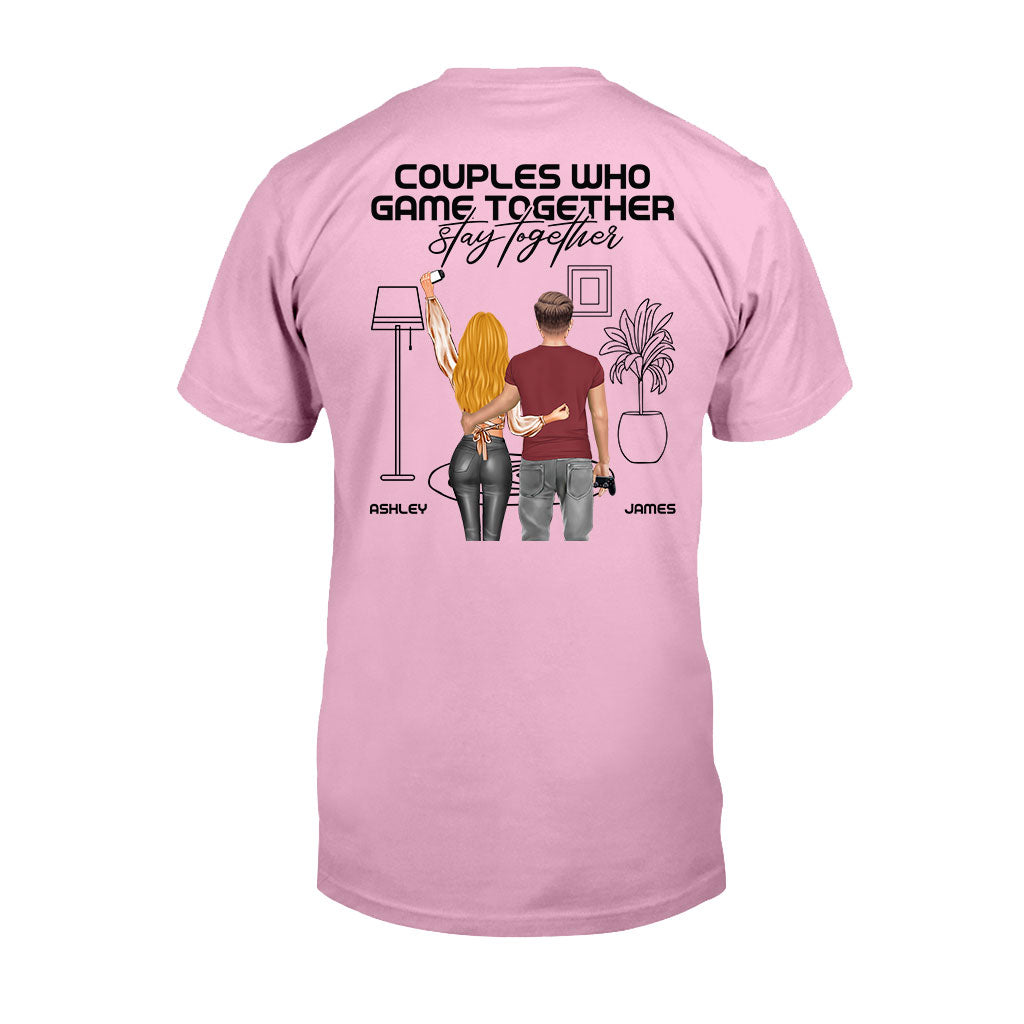 Couples Who Game Together Stay Together - Personalized Video Game T-shirt and Hoodie