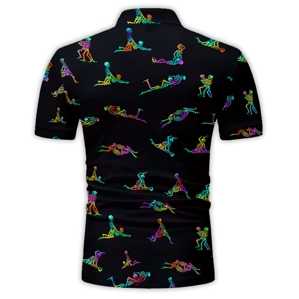 Let's Bone - Personalized Skull Polo Shirt