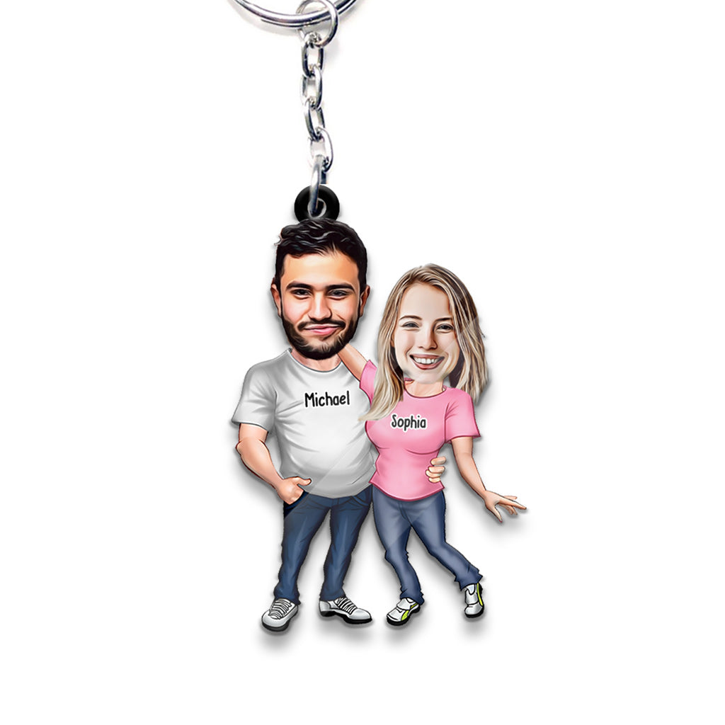 I'm Your No Return Or Refund - Personalized Couple Keychain