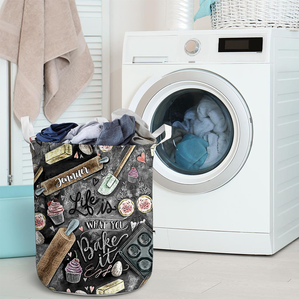 Life Is What You Bake It - Personalized Baking Storage Basket