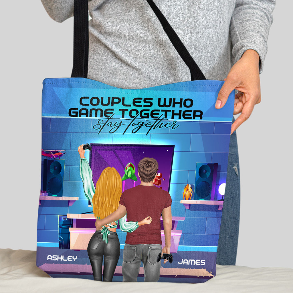 I Will Always Be Your Player Two - Video Game gift for boyfriend, husband, wife, girlfriend - Personalized Tote Bag