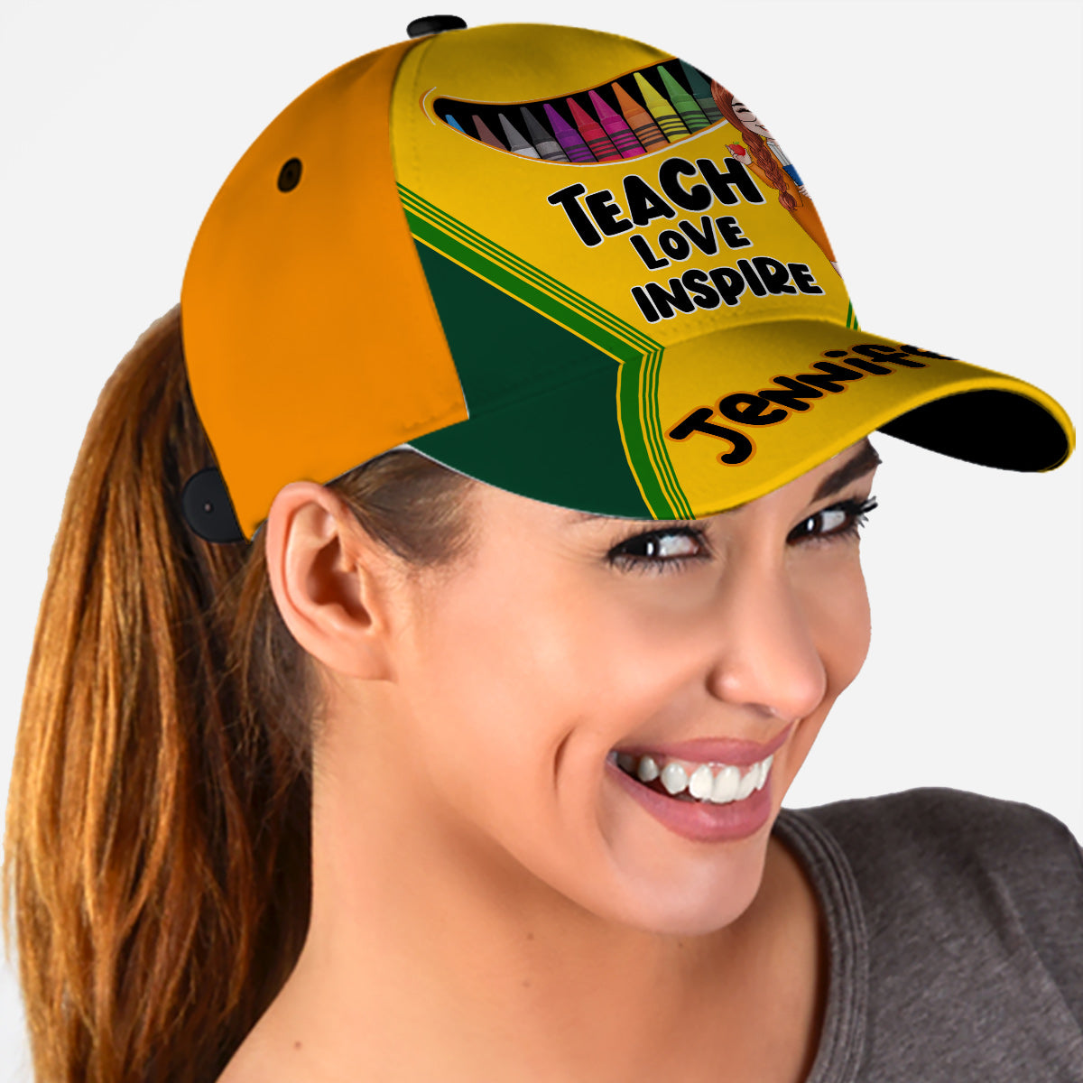Teach Love Inspire - Personalized Teacher Classic Cap