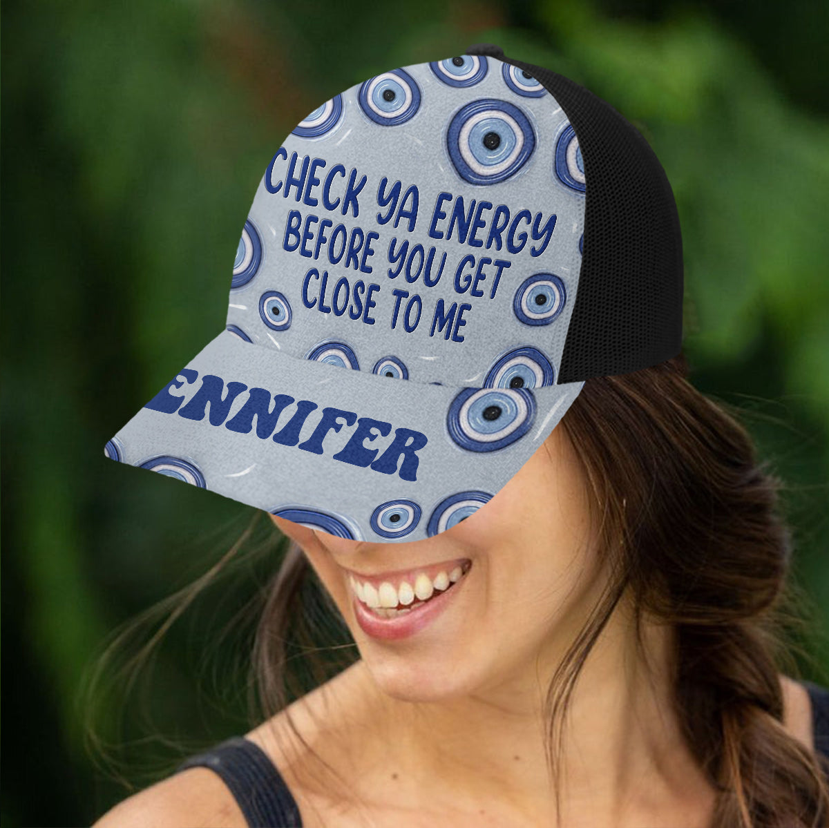 Check Ya Energy - Personalized Witch Trucker Hat