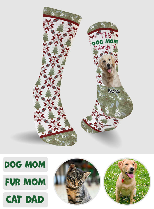 Dog Mom - Gift for dog lovers, dog lover - Personalized Socks