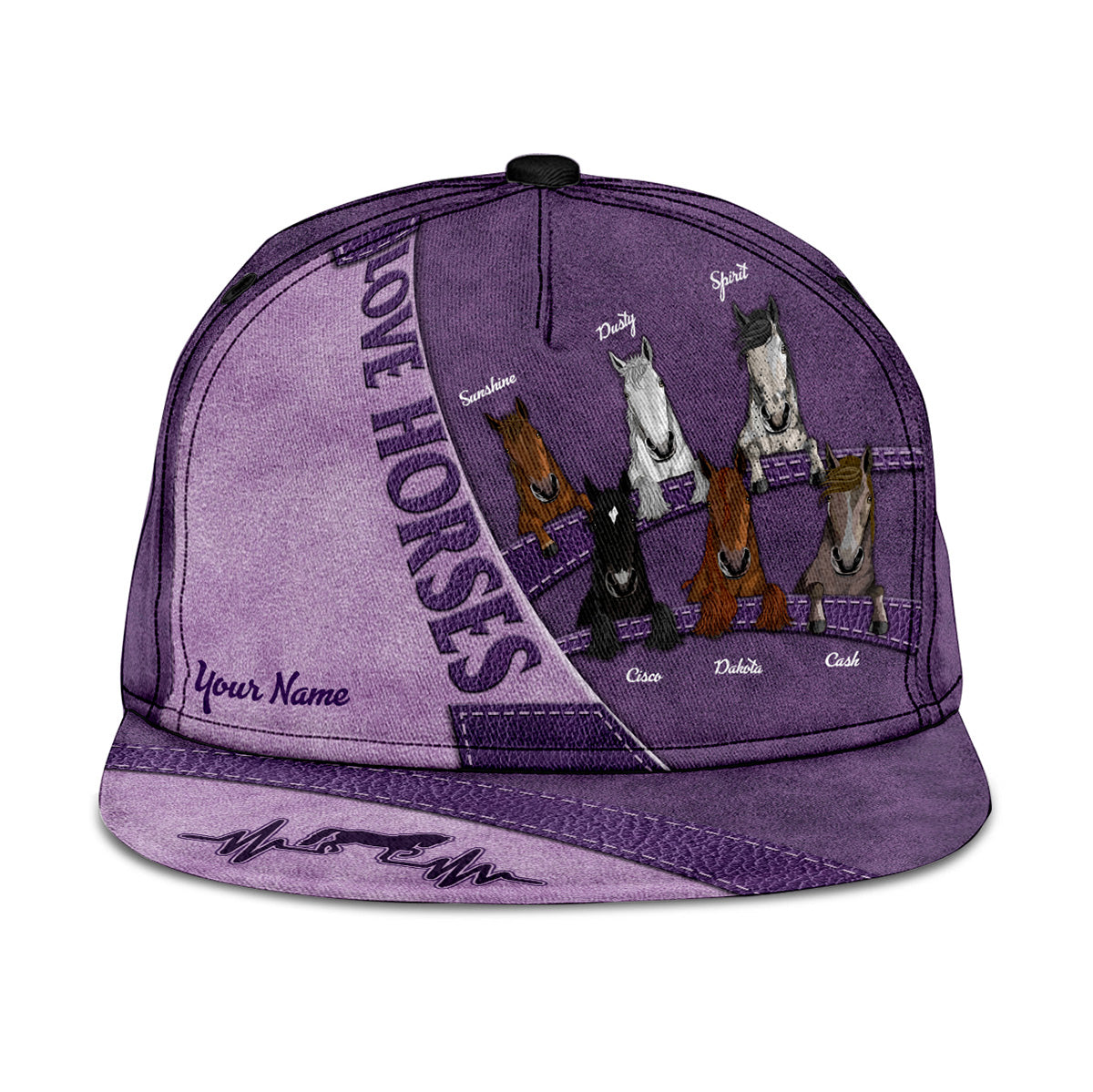 Love Horses - Personalized Horse Snapback