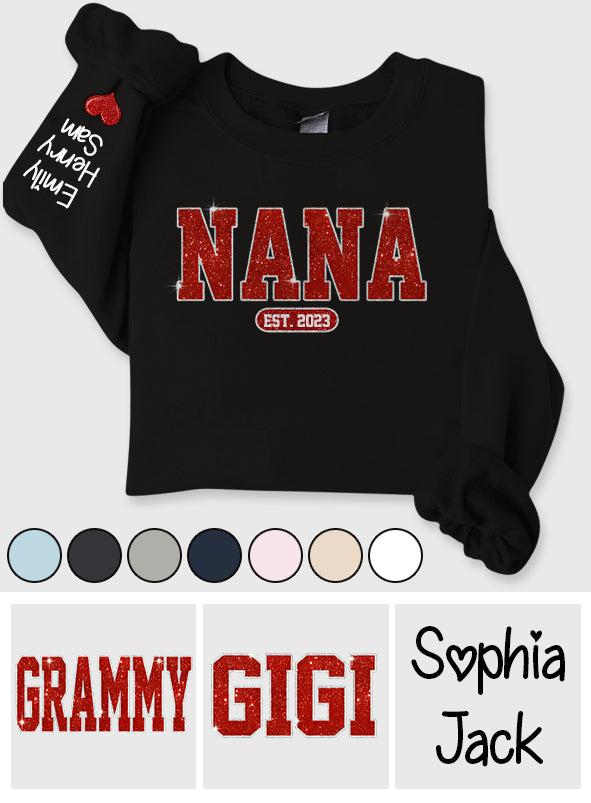 Die beste Oma/Großmutter/Mama aller Zeiten – personalisiertes Oma-Shirt
