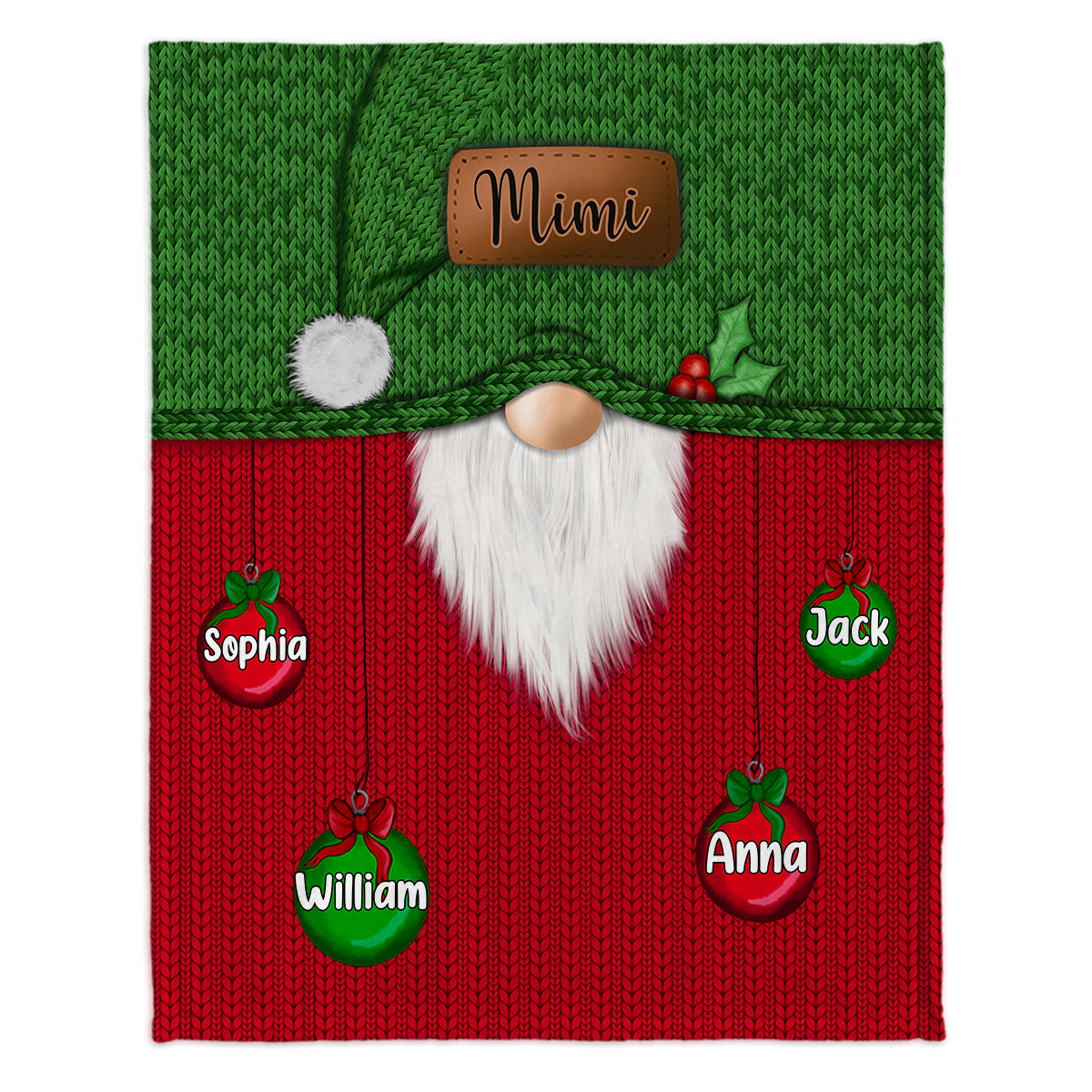 Beste Oma aller Zeiten – Personalisierte Oma-Decke