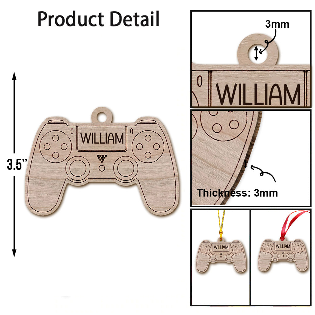 Game Controller - Personalized Video Game Ornament