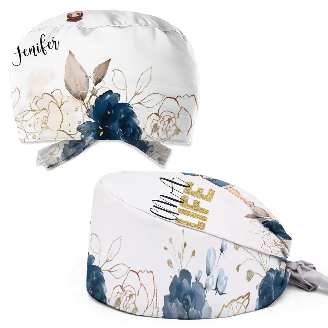 Bonnet de bloc opératoire personnalisé et enregistré