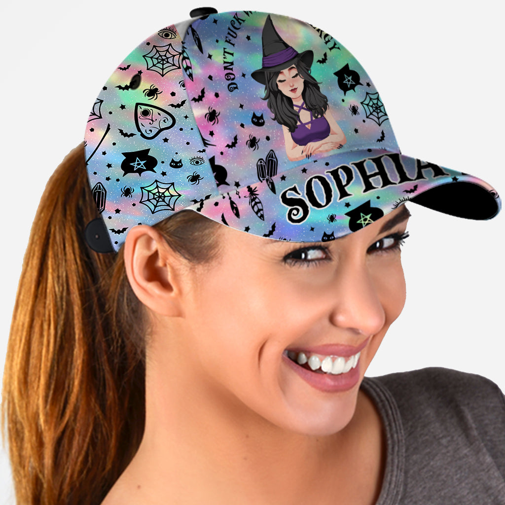 Don't F With My Energy - Personalized Witch Classic Cap