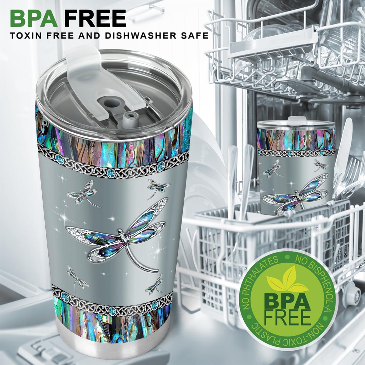 Mystery Dragonfly - Dragonfly Tumbler